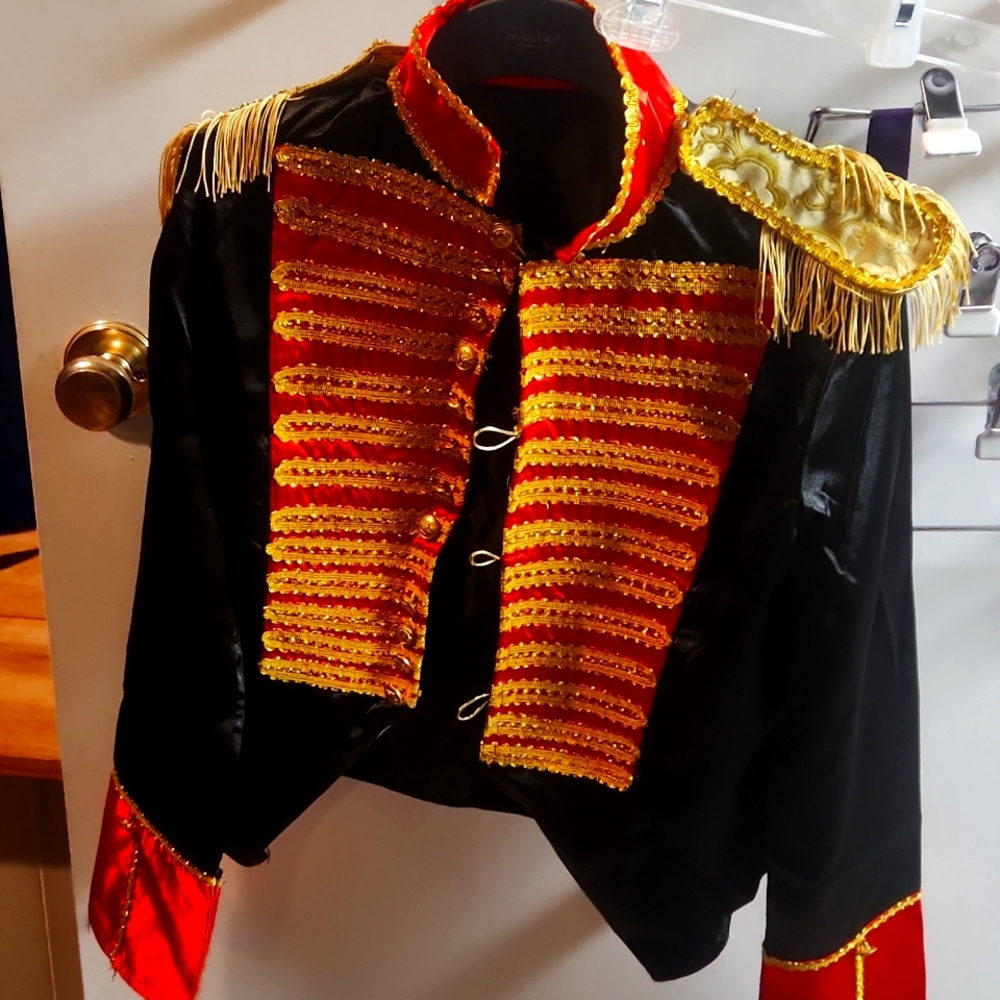 Black, Gold, and Red costume jacket